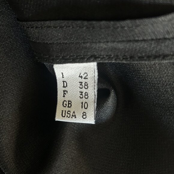 Alberta Ferretti Vintage Black Silk Sheer Fringe Duster Jacket NWOT - Picture 4 of 9